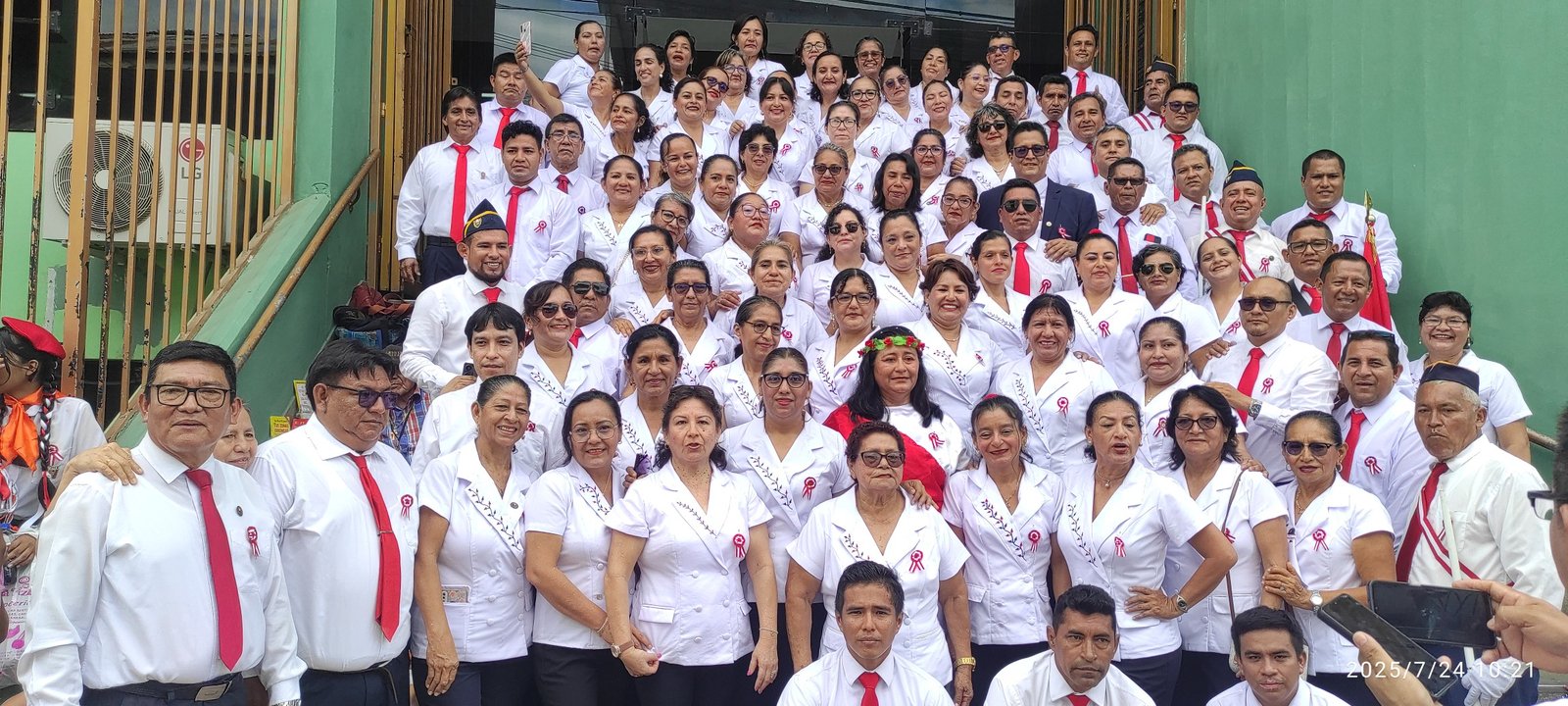 Ceremonia con directivos